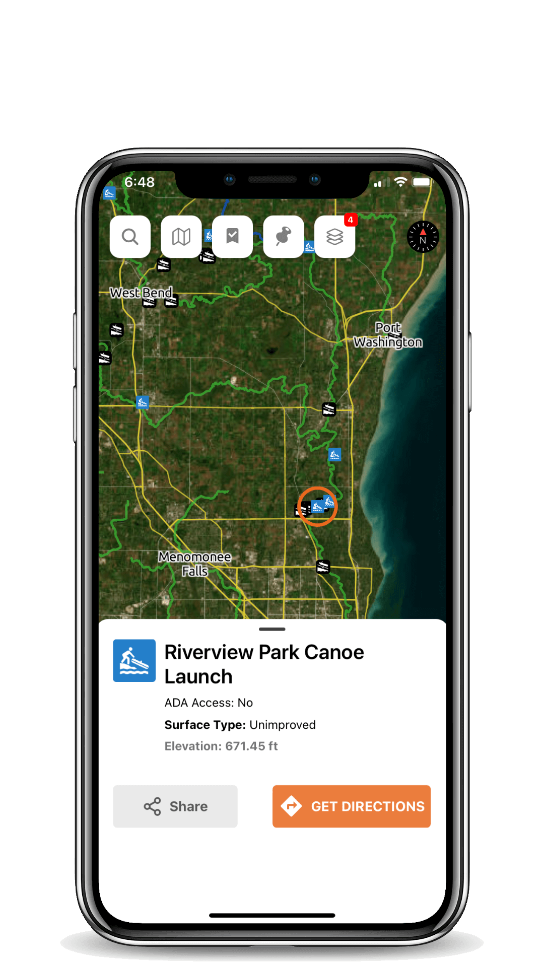 FlyFishFinder boat ramps 1